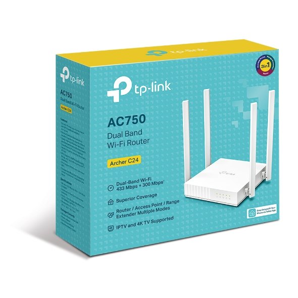 Router 4 antenas Doble Banda AC750 Tp-Link - Image 3