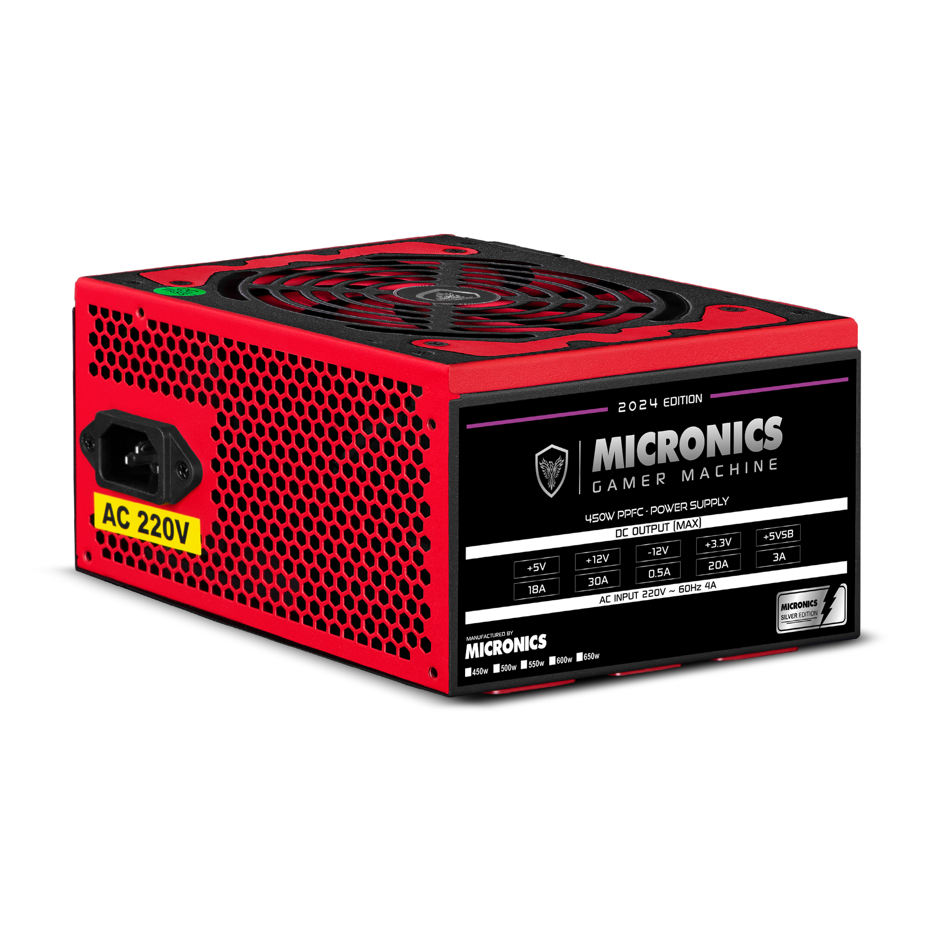 Fuente de poder 450W Micr