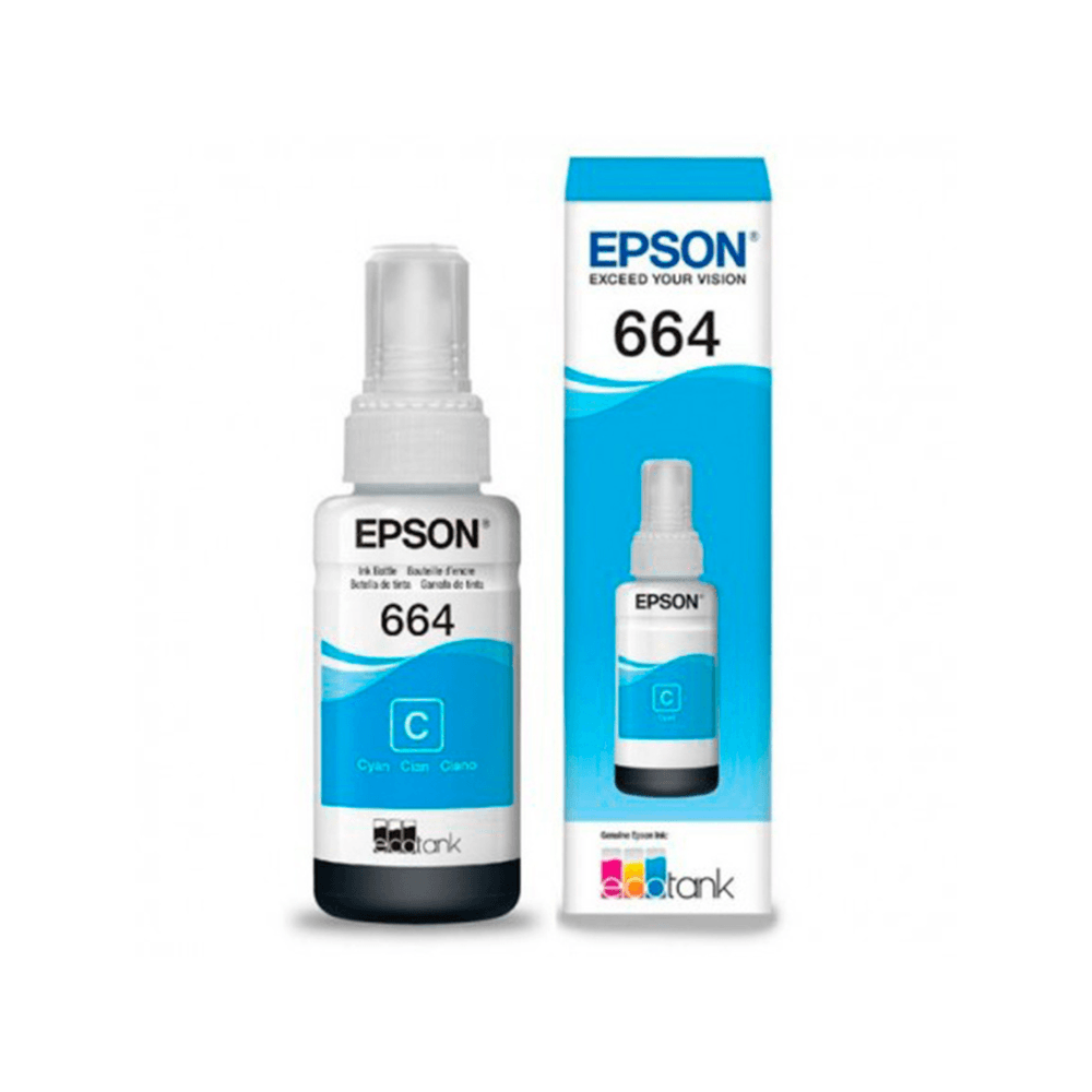 Tinta Epson 664 Cian