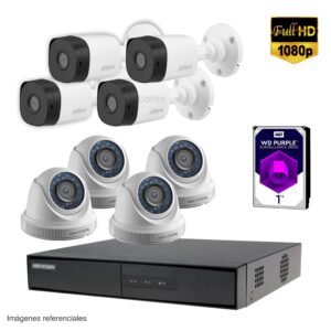 Kit 8 cámaras FULL HD – GRATIS 1TB