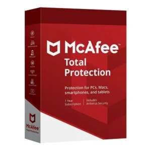 Antivirus McAfee Total Protection - 3PC/ 1Año BLISTER