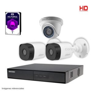 Kit 3 cámaras HD – GRATIS 1TB