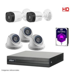 Kit 5 cámaras HD – GRATIS 1TB