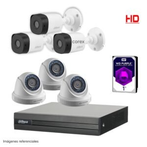 Kit 6 cámaras HD - GRATIS 1TB
