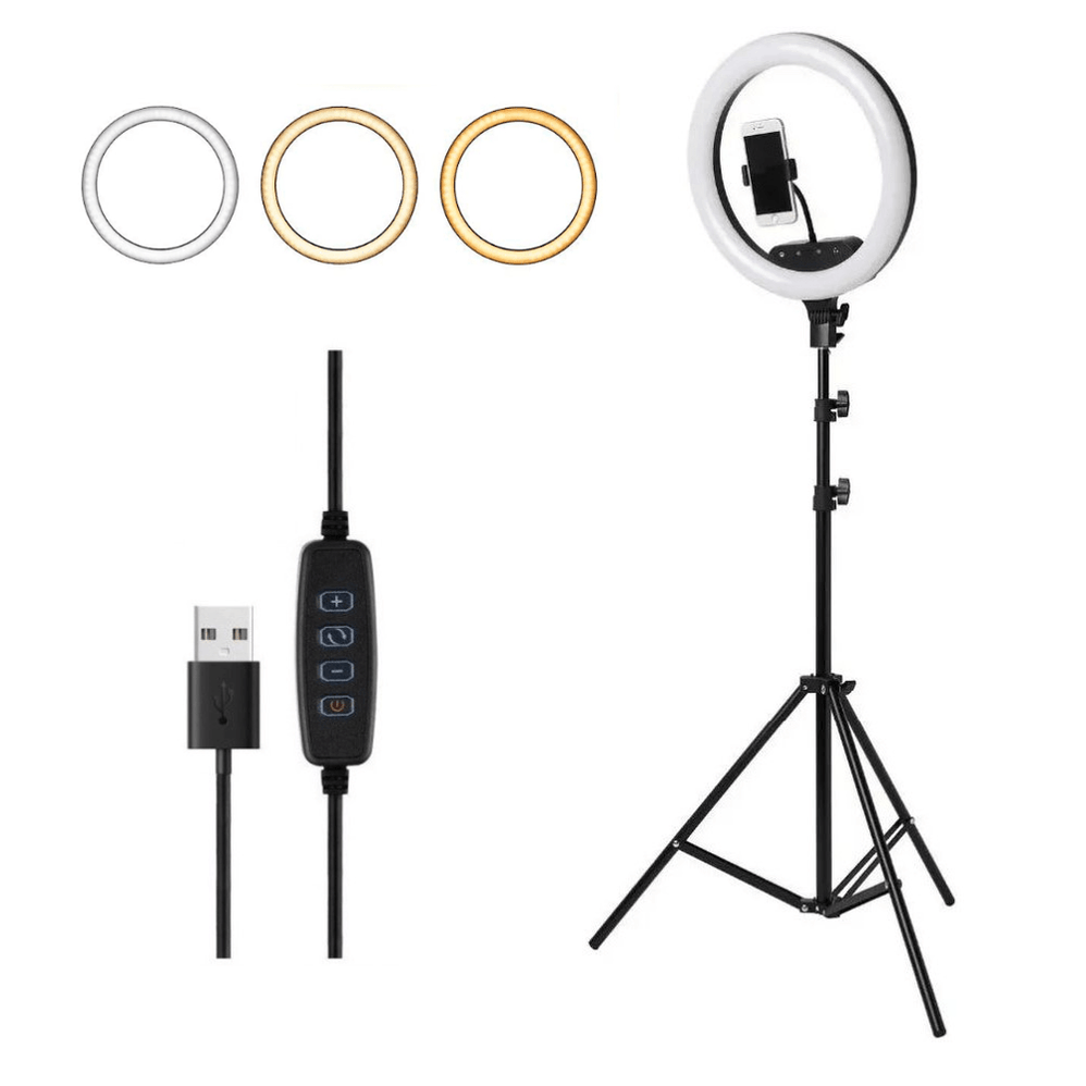 Aro Led 30cm + Trípode