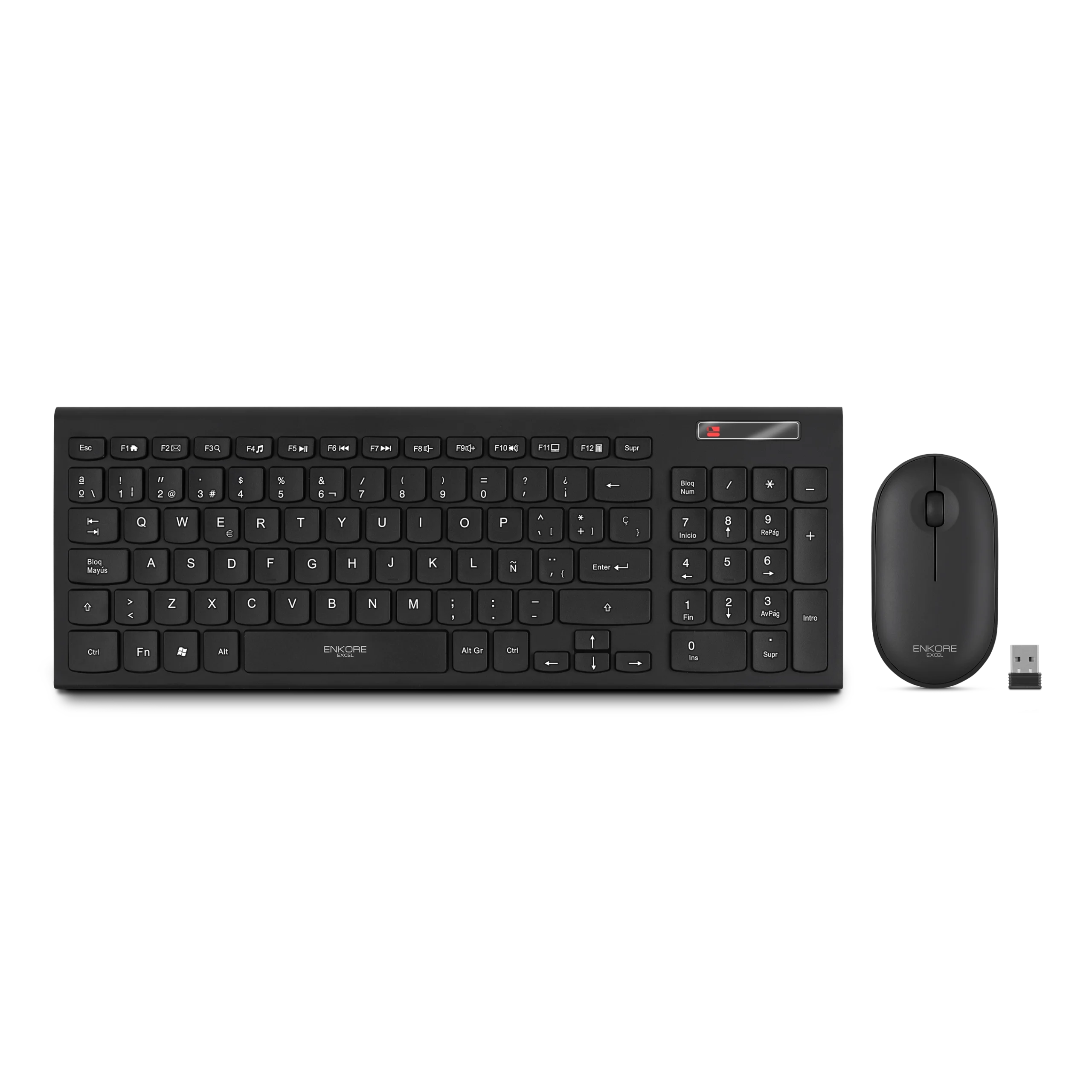 Kit Inalámbrico: Teclado + Mouse Exc