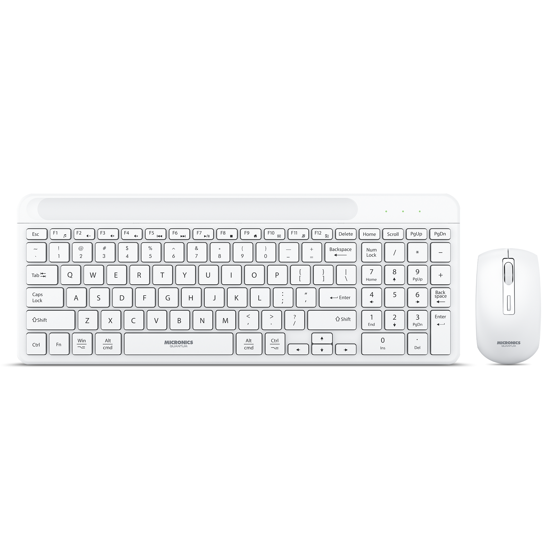 Kit Inalámbrico: Teclado + Mouse Quantum Wh