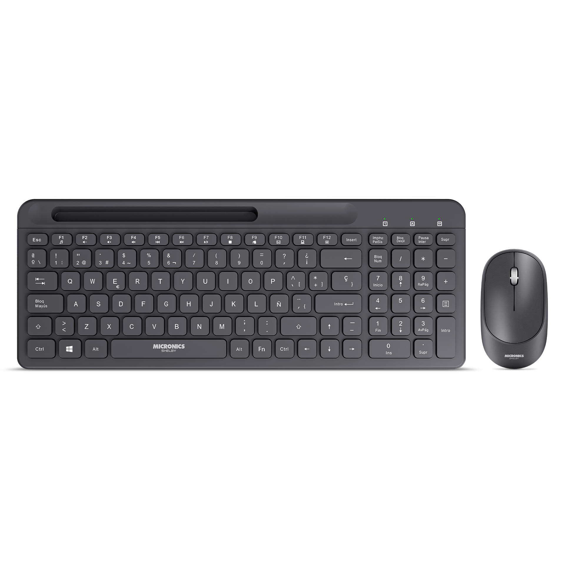 Kit Inalámbrico BATERÍA RECARGABLE: Teclado + Mouse