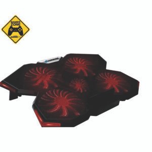 Cooler para Laptop Gamer – Reclinable 5 ventiladores