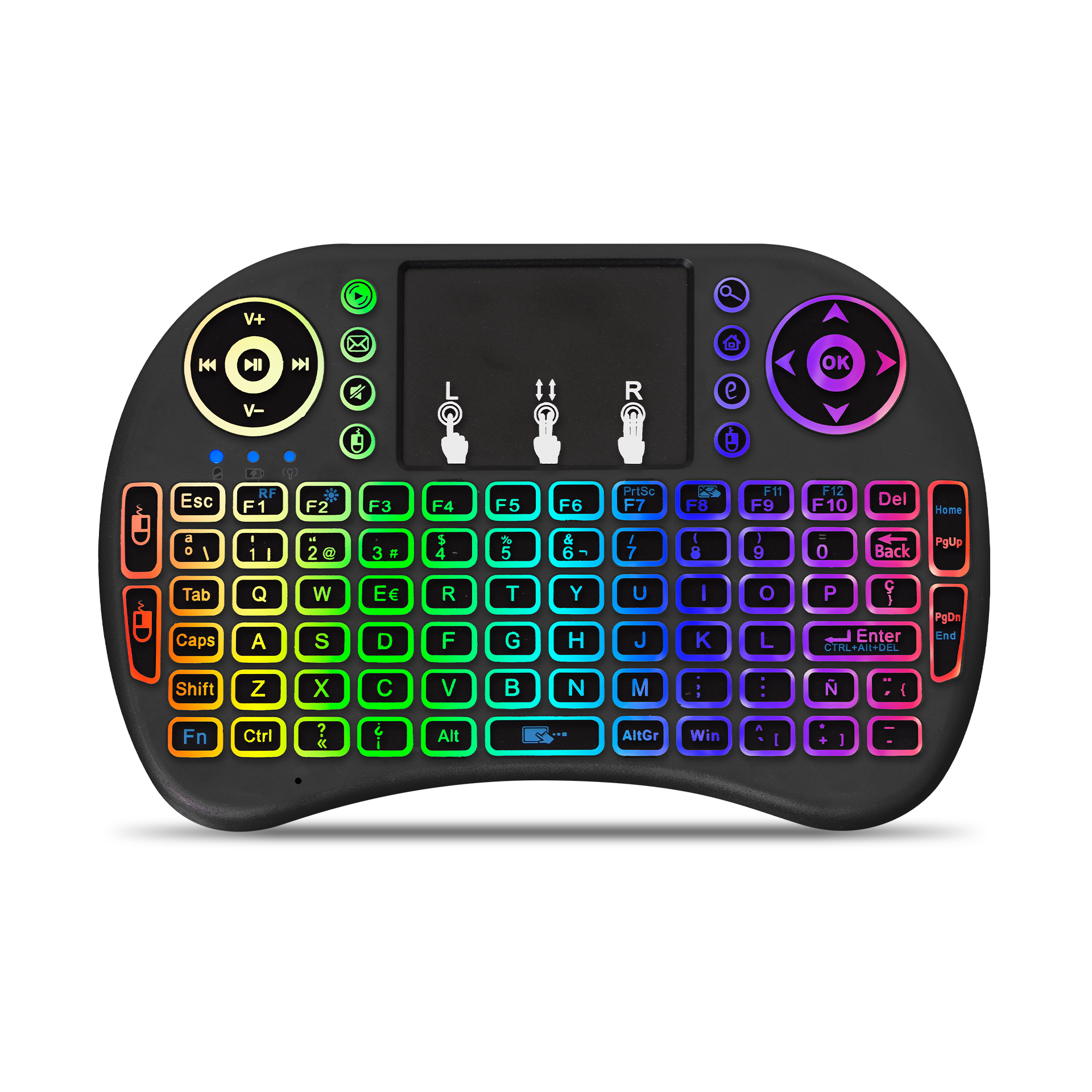 Teclado RGB para Smart TV