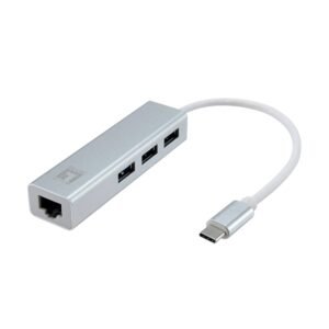 Adaptador Tipo C a Red / Hub USB