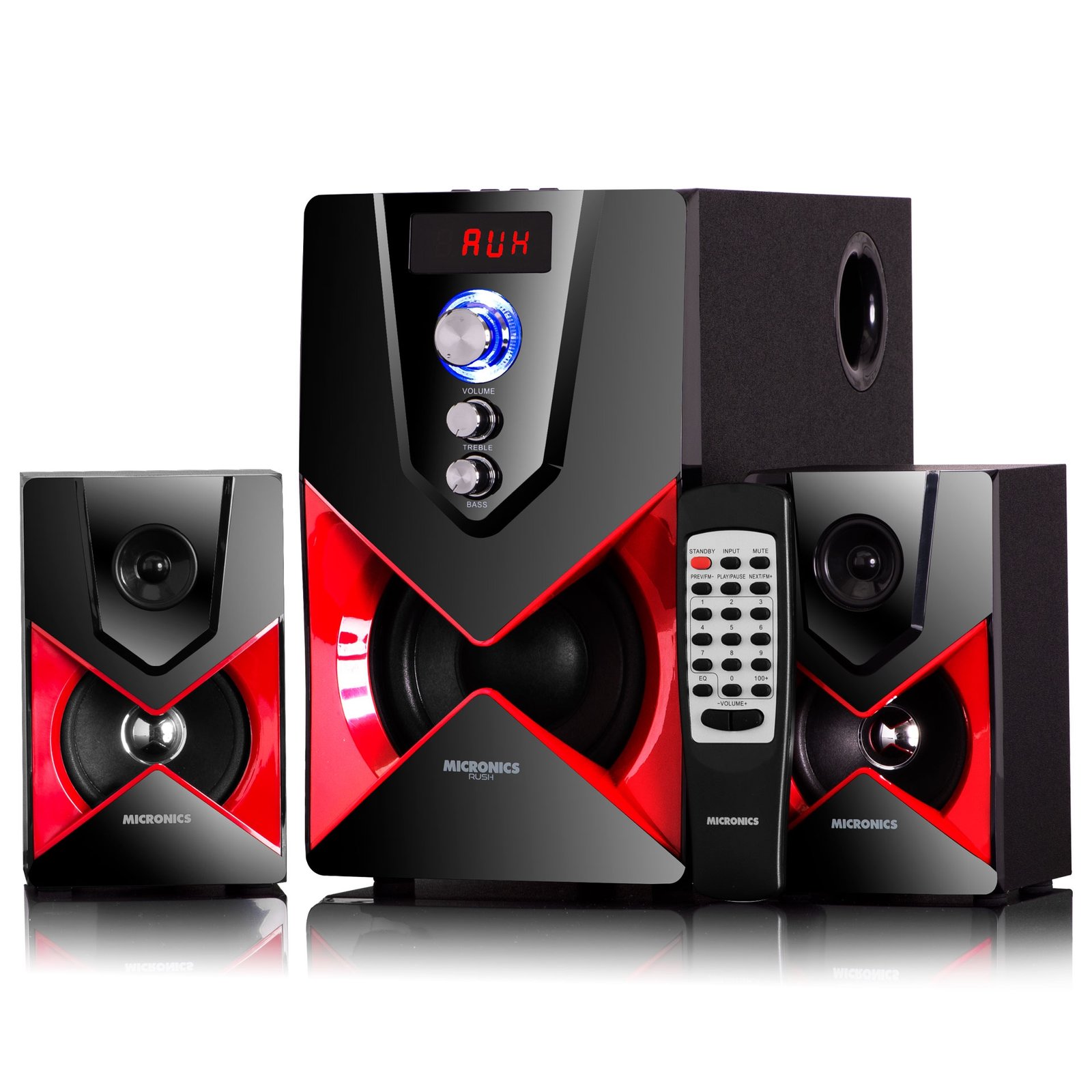 Parlante con Subwoofer 2.1 Rush