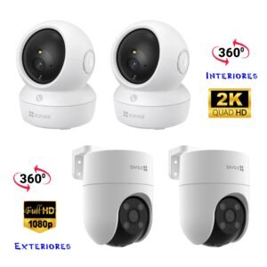 Kit de 4 Cámaras WiFi Ezviz