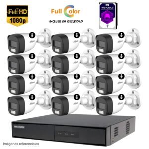 Kit 12 cámaras FULL HD + Full Color – GRATIS 1TB