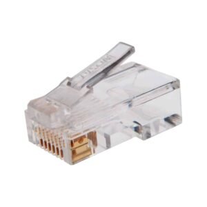 Conector Rj45 Plástico Cat6/Cat5