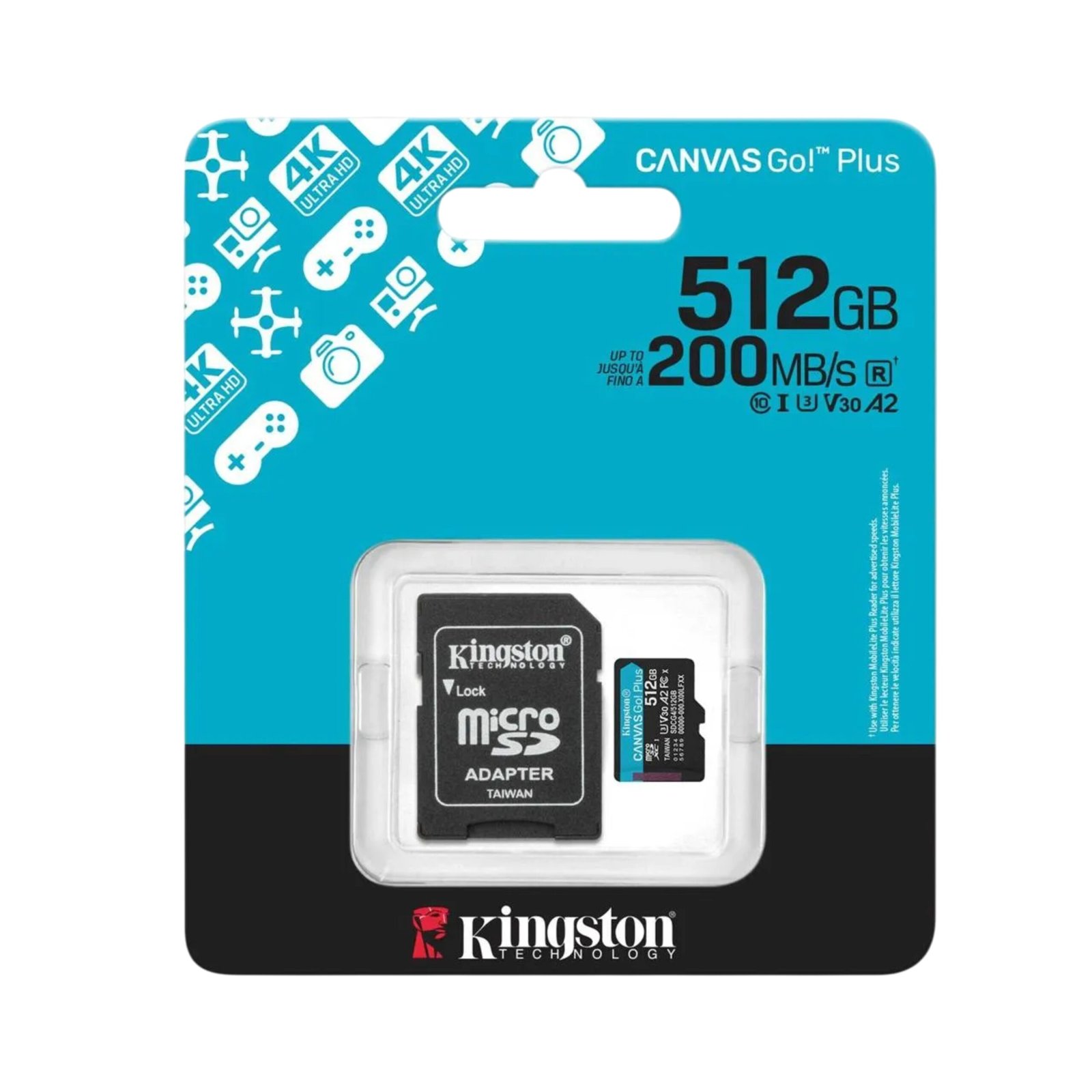 Micro SD 512GB U3 – Kingston