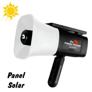 Megáfono 100w con Panel Solar