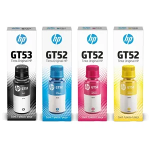 Pack x4 tintas HP GT 53/52