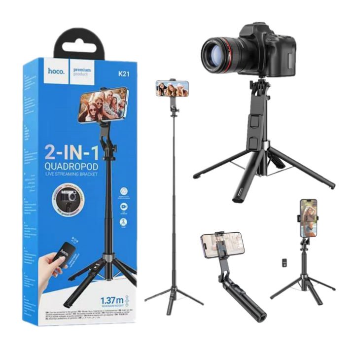 Trípode Selfie Hoco 1.37m - Image 10