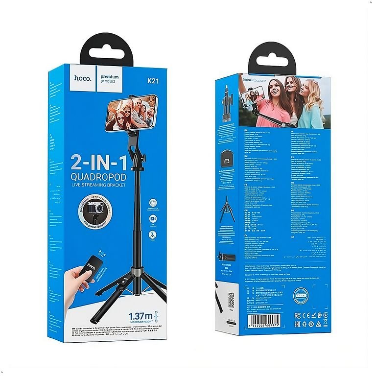 Trípode Selfie Hoco 1.37m - Image 8